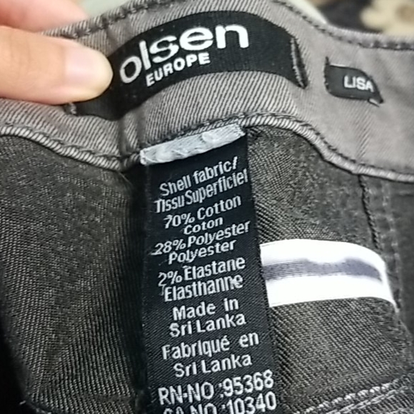 Rhinestone Skinny Jeans by Olsen Europe - Picture 6 of 6